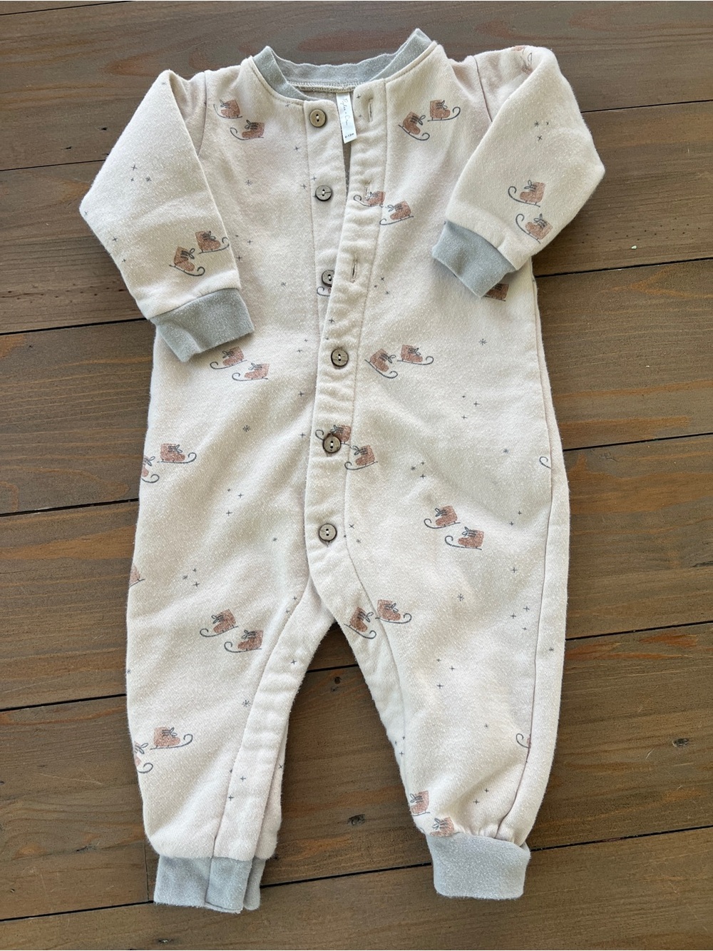 Rylee + Cru Baby Ice Skate Romper - 6-12 Months